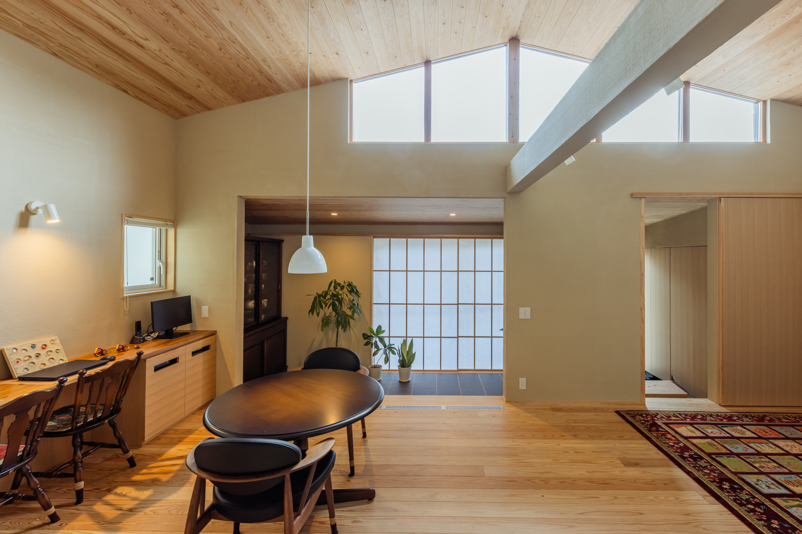 吹抜けリビング