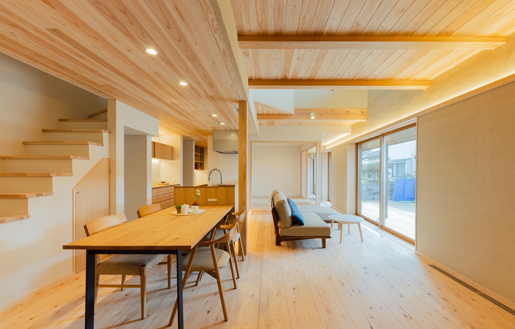 自然素材の家　全館空調