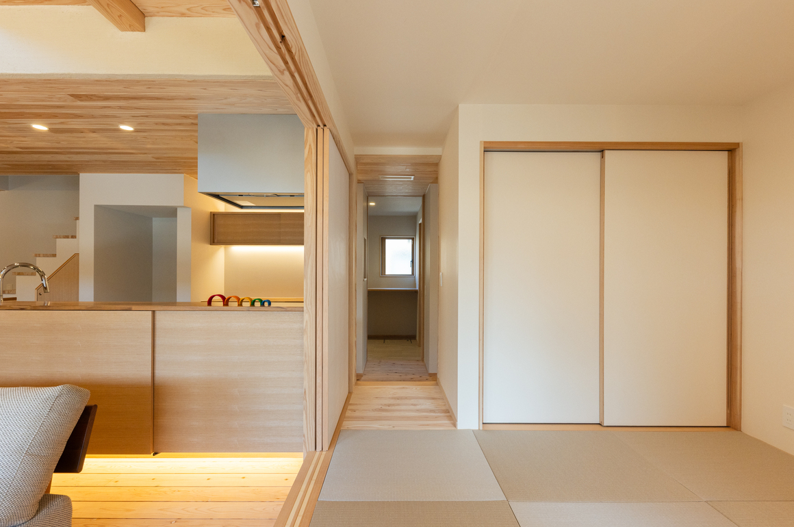 自然素材の家　全館空調