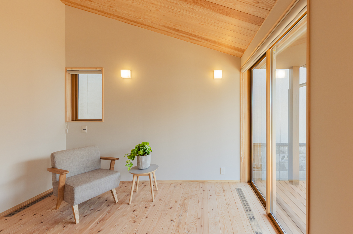 自然素材の家　全館空調