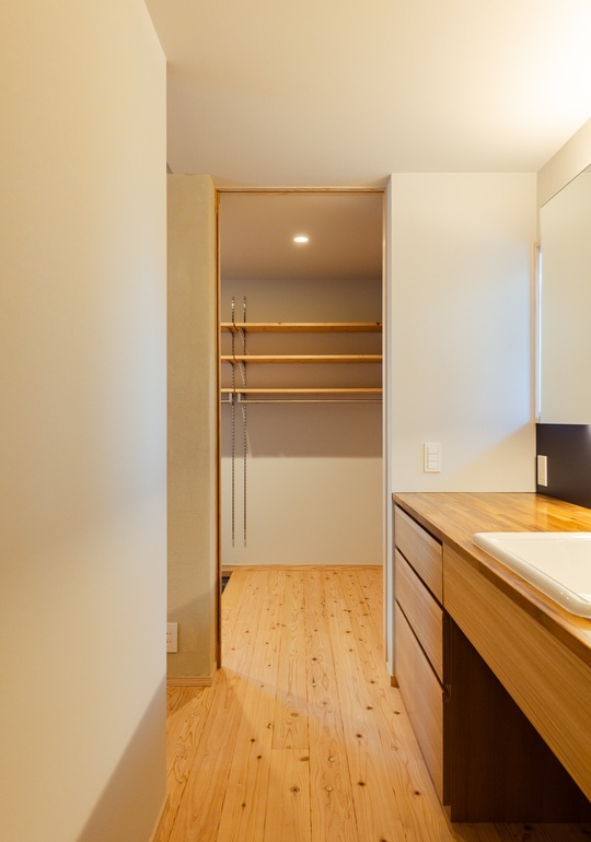 自然素材の家　全館空調