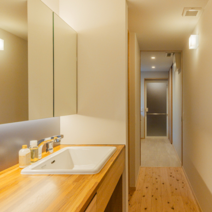 自然素材の家　全館空調