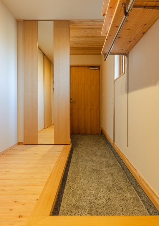 自然素材の家　全館空調